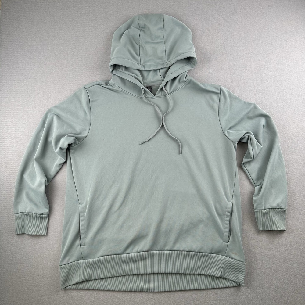 Mondetta Hoodie Men XL Sage Green Fleece‎ Lined Active Pullover Sweatshirt